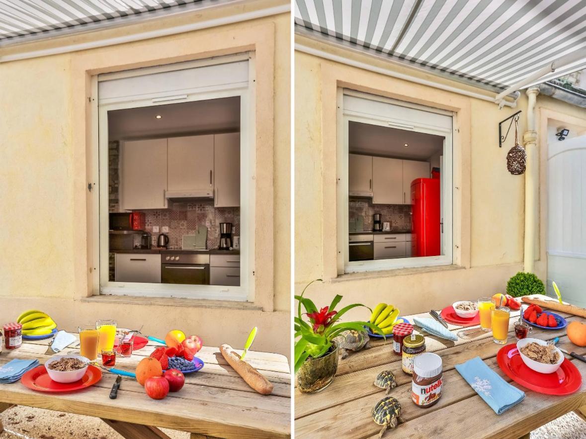 Le Refuge Avec Terrasse Et Jardin, En Plein Centre-Ville, Gare 5 Minutes A Pieds Nizza Kültér fotó