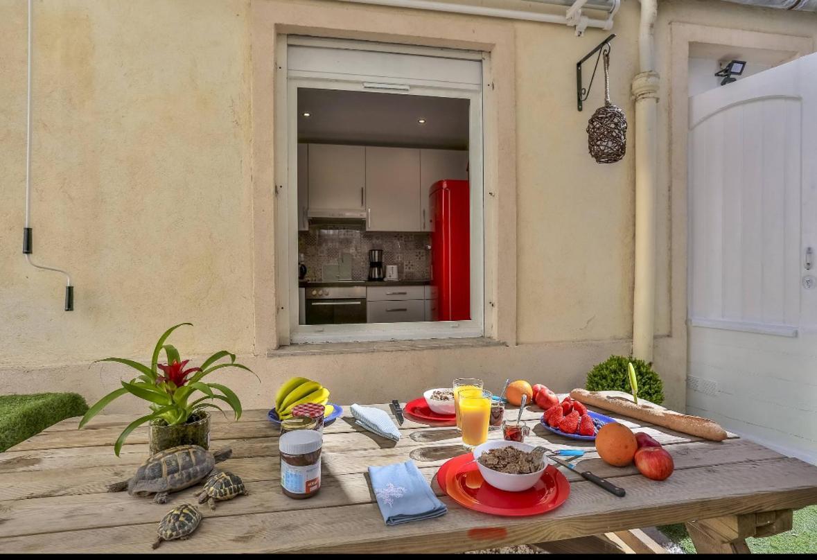 Le Refuge Avec Terrasse Et Jardin, En Plein Centre-Ville, Gare 5 Minutes A Pieds Nizza Kültér fotó